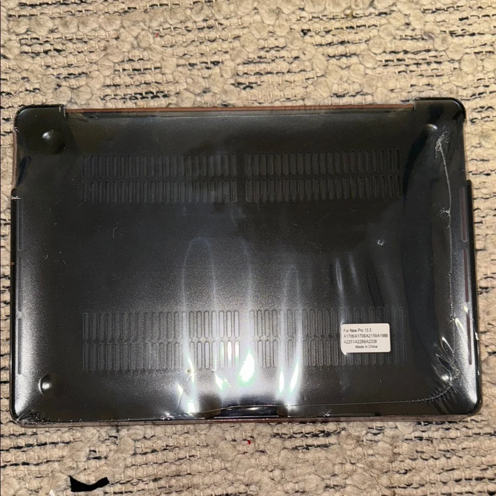 Brown Leather Hardshell Crocodile Print Cover for Tablet
